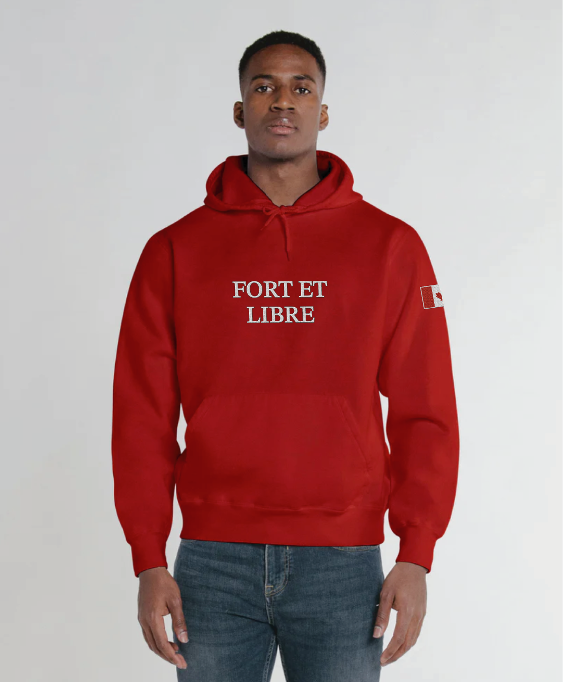 Fort et libre Hoodie