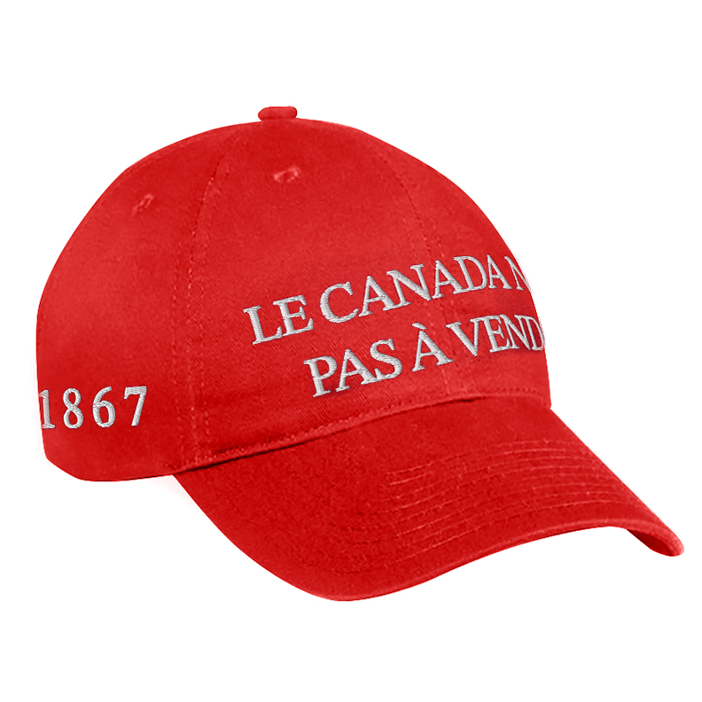 Le Canada n'est pas à vendre Hat (Red)