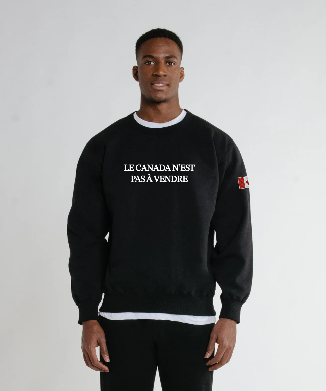 Le Canada n'est pas à vendre Crewneck
