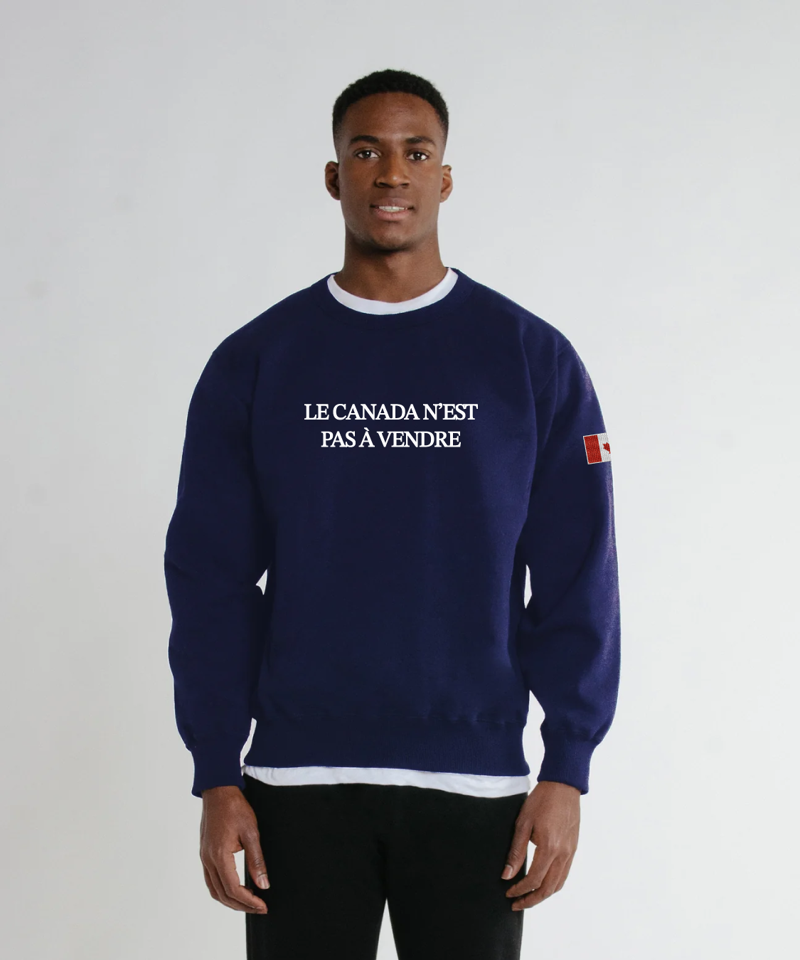 Le Canada n'est pas à vendre Crewneck