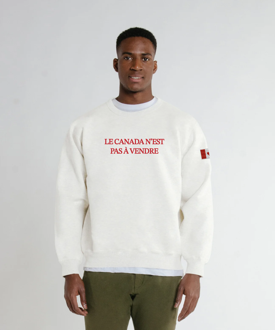 Le Canada n'est pas à vendre Crewneck