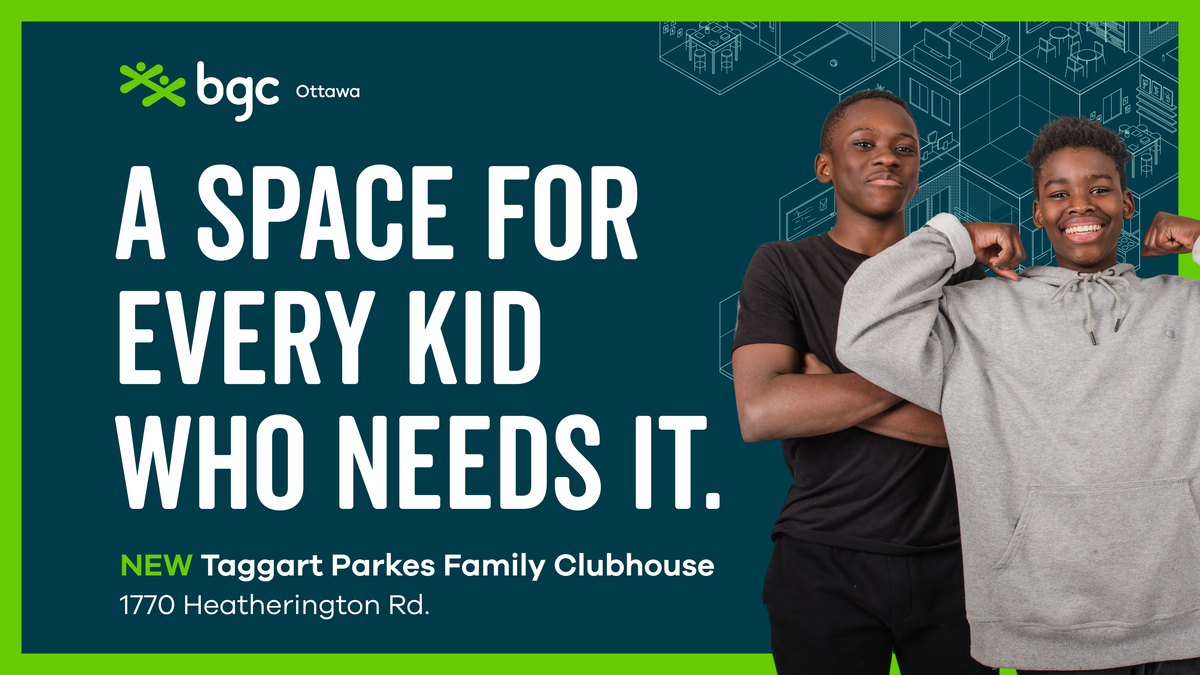 BGC Ottawa campaign creative by Jackpine: A space for every kid who needs it.