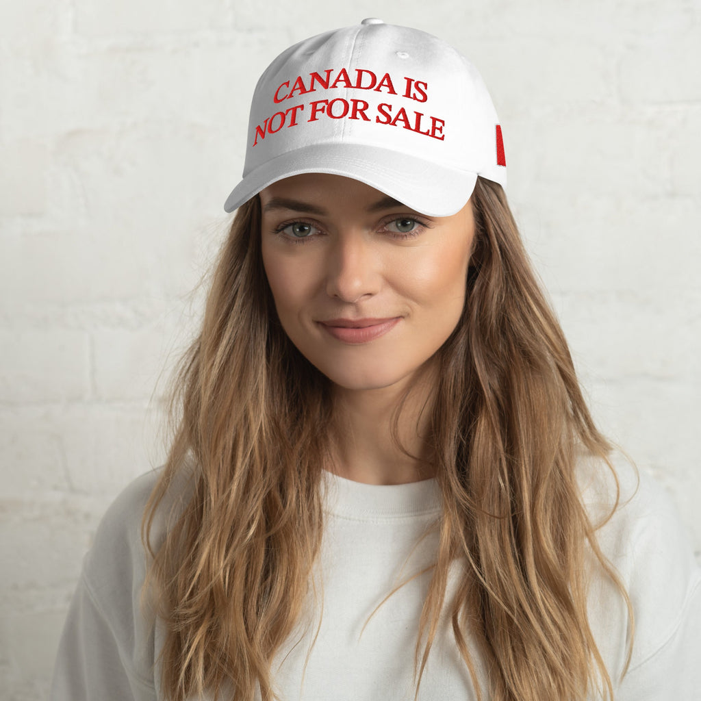 Canada is Not For Sale Hat (White)