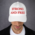 Strong and Free Hat (White)