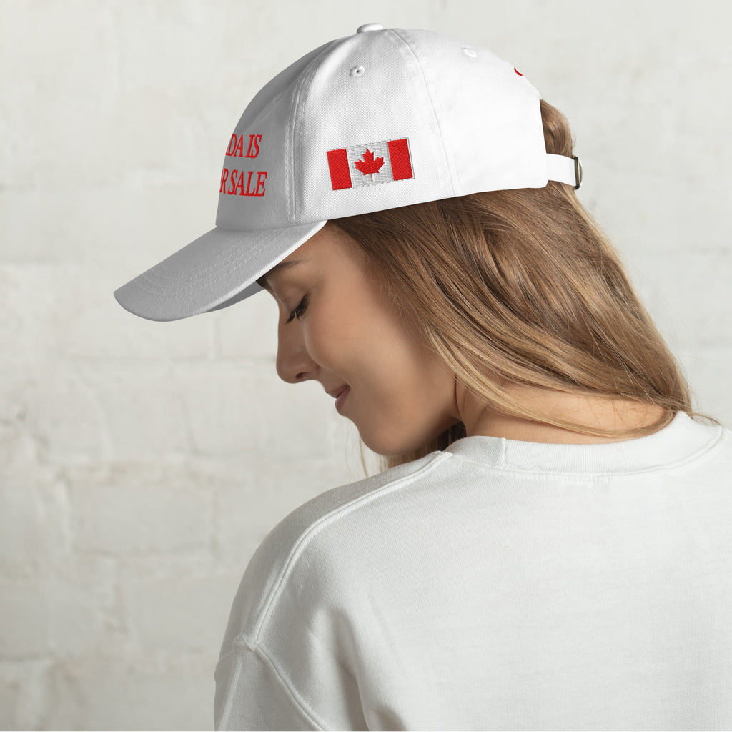 Canada is Not For Sale Hat (White)