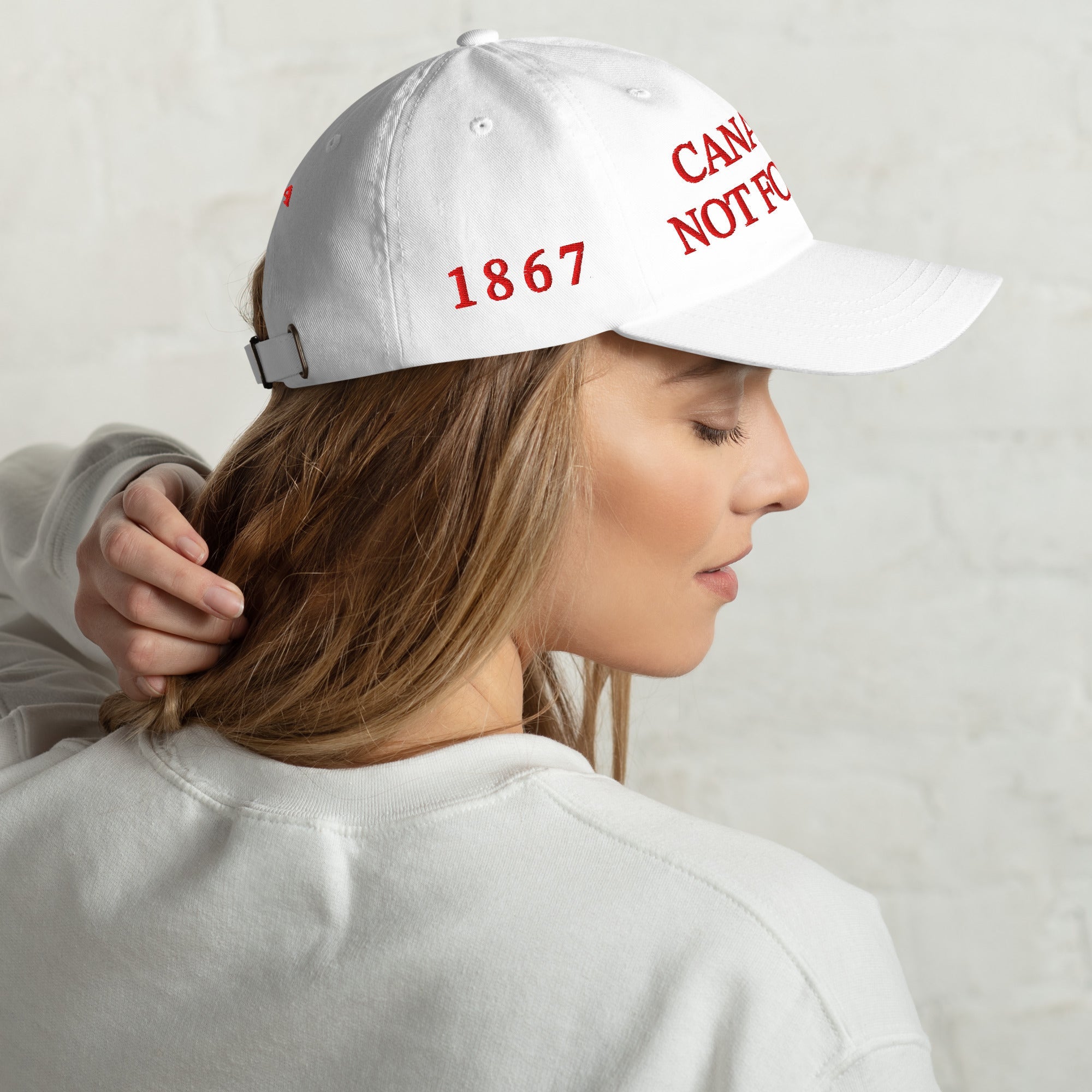 Canada is Not For Sale Hat (White)