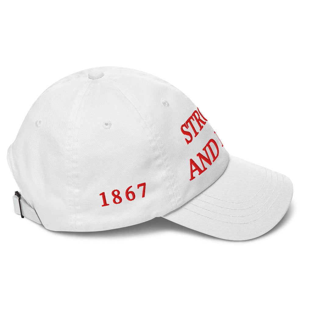 Strong and Free Hat (White)